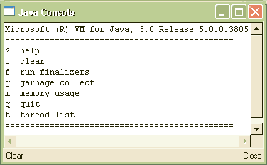 JAVA VM MICROSOFT java vm microsoft: